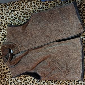 Jones New York Brown Sleeveless Sweater Vest